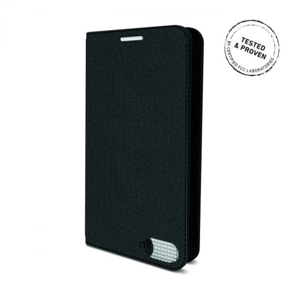 電磁波対策手帳型スマホケース  iPhone 7 Plus （ブラック）